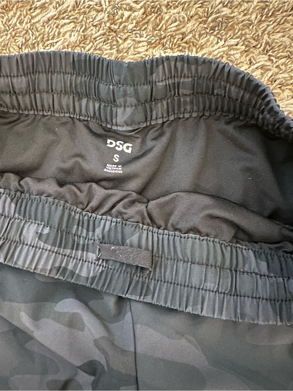 DSG Black Camo Women's Athletic Shorts - Picture 3 of 3